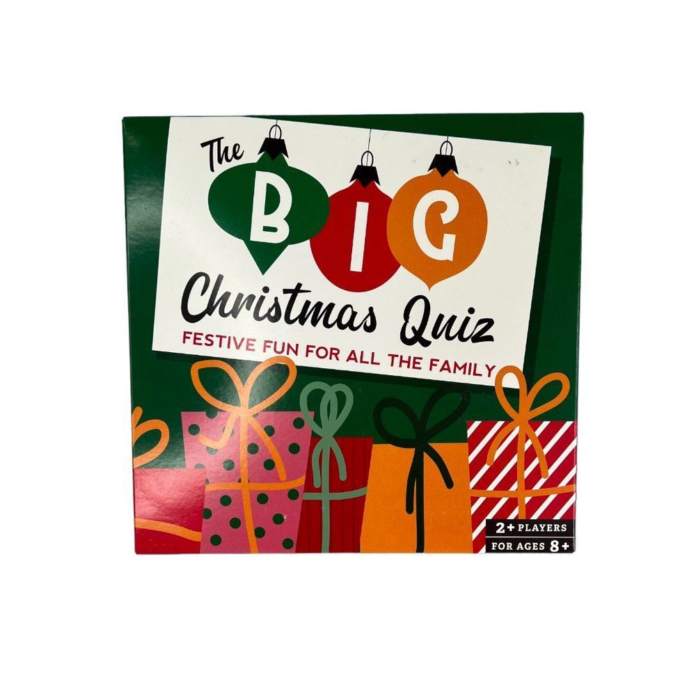 New NIB The Game’s Lounge The BIG Christmas Quiz Trivia Game